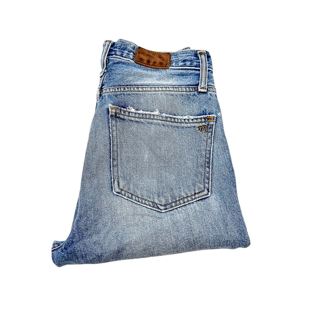 Madewell The Momjean Light/Medium Wash Denim Jeans Vintage Wash Size 24